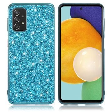 Glitter Samsung Galaxy A32 5G skal - Blå