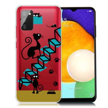 Deco Samsung Galaxy A03s skal - Katt Och Trappa