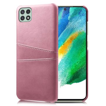 Samsung Galaxy S21 FE skal med korthållare - Rosa