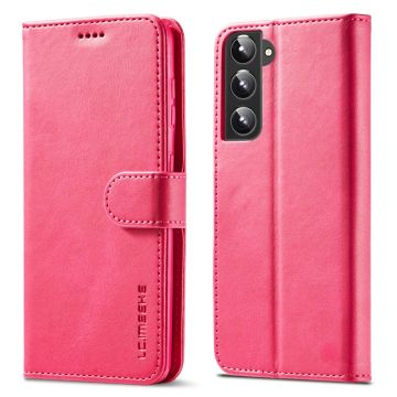 LC.Imeeke läder Samsung Galaxy S21 Plus 5G fodral - Rosa