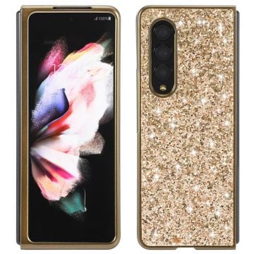 Glitter Samsung Galaxy Z Fold3 5G skal - Guld