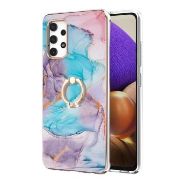 Marmormotiv Samsung Galaxy M32 5G / Samsung Galaxy A32 5G skal - Mjölkväg Marmor Blå