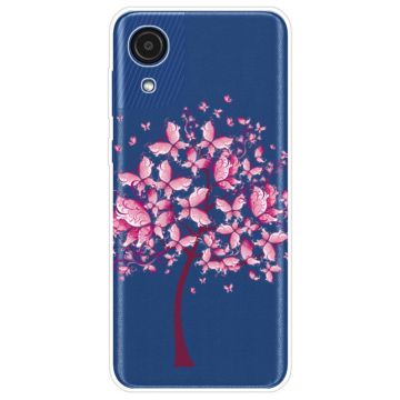 Deco Samsung Galaxy A03 Core skal - Rosa Blommor