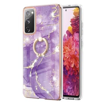 Marmormotiv Samsung Galaxy S20 FE 2022 / Samsung Galaxy S20 FE 5G / Samsung Galaxy S20 FE skal - Lila Marmordimma