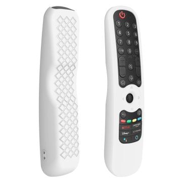 LG Magic Remote 2021 MR21 silikonskydd - Vit