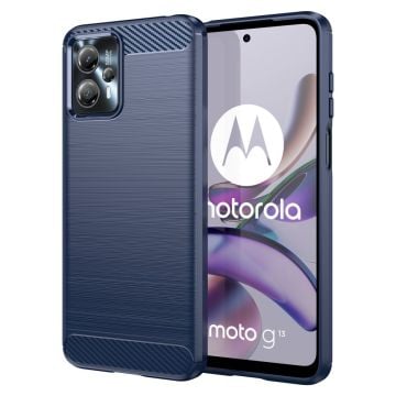 Carbon Flex Motorola Moto G23 / Motorola Moto G13 skal - Blå