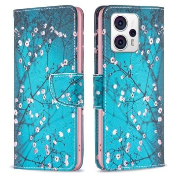 Wonderland Motorola Moto G23 / G13 / G53 Flip Fodral - Plum Blossom