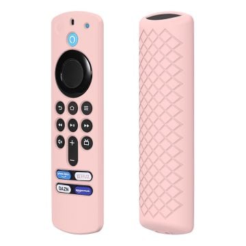 Silikonskydd för Amazon Alexa Voice Remote (3:e generationen) - Rosa