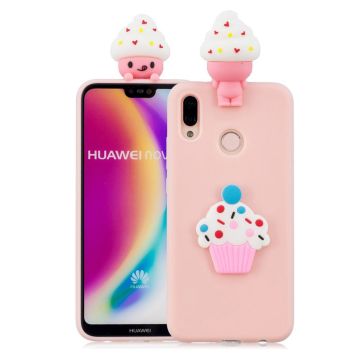 Cute 3D Huawei P20 Lite skal - Flerfärgad