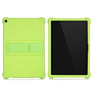 Lenovo Tab M10 FHD REL slide-out kickstand silikonfodral - Grön