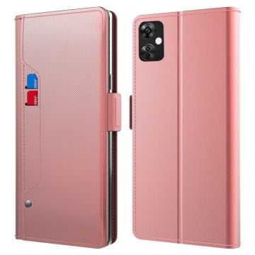 Snyggt OnePlus Nord CE 3 Lite fodral med sminkspegel - Rosa