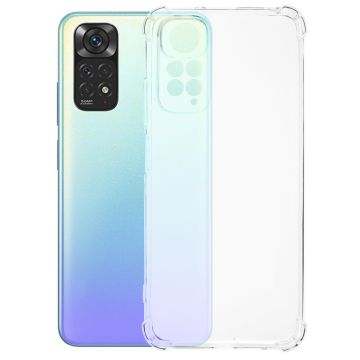 For Xiaoi Redi Note 11 4G / Note 11S 4G Anti-slip Clear Acrylic Hybrid TPU Phone Case(Transparent