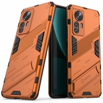 Stöttåligt Xiaomi 12 Pro hybridskal - Orange