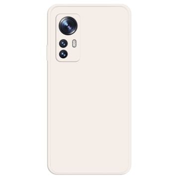 Avfasat gummerat anti-droppskydd för Xiaomi 12S / 12X / 12 - Beige