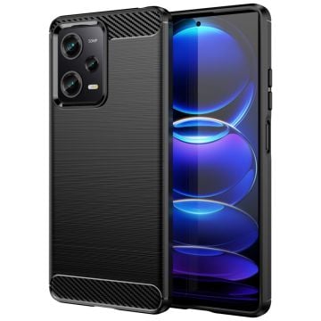 Carbon Flex Xiaomi Redmi Note 12 Pro skal - Svart