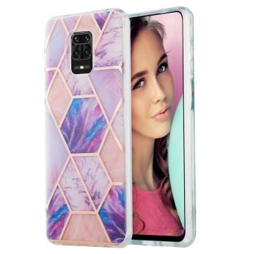 Marmormotiv Xiaomi Redmi Note 9 Pro Max / Xiaomi Redmi Note 9 Pro / Xiaomi Redmi Note 9S skal - Ljust Lila