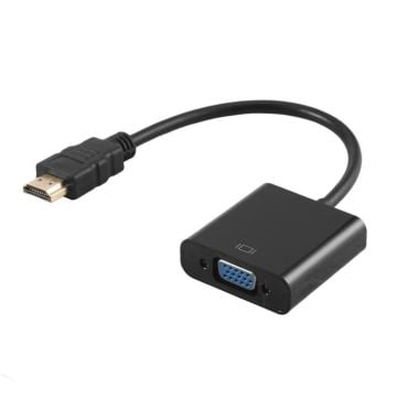 HDMI hankontakt till VGA RGB honkontakt adapter och videokonverterare