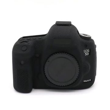 Canon EOS 5D Mark III / 5DS / 5DRS silikonöverdrag - Svart