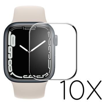 10Pcs ENKAY Apple Watch (41mm) 3D curved HD ultra clear screen protector - Black