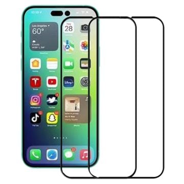 2 Pcs Amorus Extra Strong Grall Skärmskydd till iPhone 14 Pro