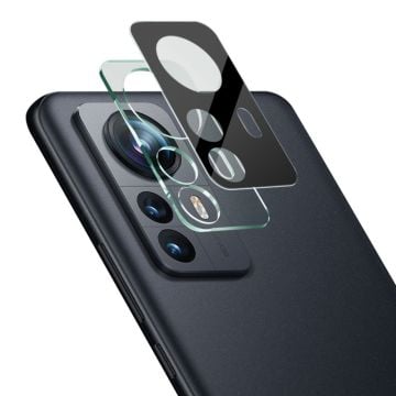 IMAK Xiaomi 12 Pro HD linsfilm av härdat glas + linsskydd - Svart