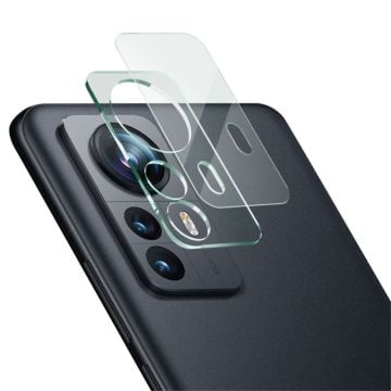 IMAK Xiaomi 12 Pro HD kameralinsskydd i härdat glas + linsskydd i akryl