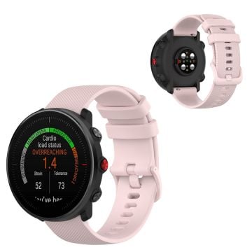 Polar Vantage M / Garmin Vivoactive 4 / Huawei Watch GT klockarmband i silikon - Rosa