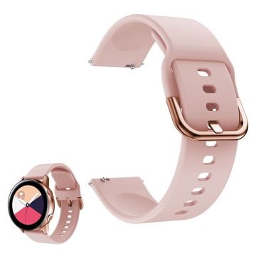 Universal smooth silicone watch band - Pink