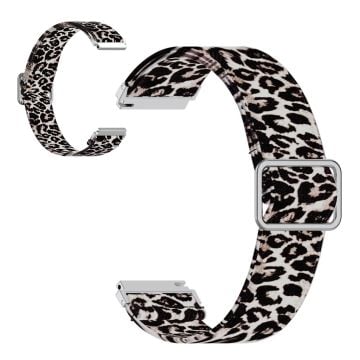 20mm Universal pattern printing nylon watch band - Leopard Print