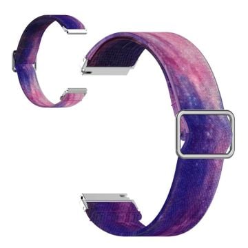 20mm Universal pattern printing nylon watch band - Starry Sky