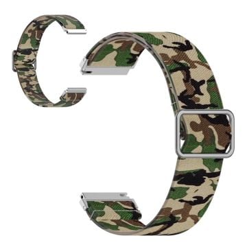 20mm Universal pattern printing nylon watch band - Camouflage Green