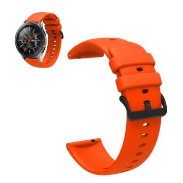 22 mm universellt sportigt klockarmband i silikon - Orange