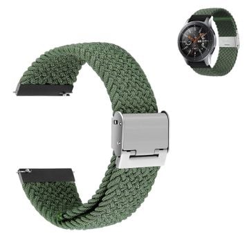 22 mm universellt elastiskt klockarmband i nylon - Grön