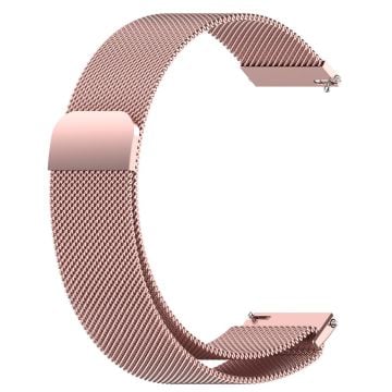 Universal milanese klockarmband i rostfritt stål - Rosa Ros