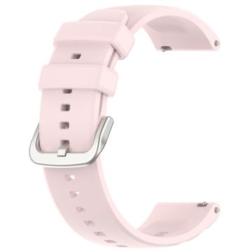 22 mm universal klockarmband i silikon - Ljusrosa