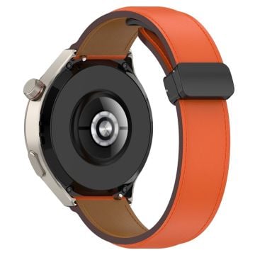 22 mm Universalrem i äkta läder - Orange