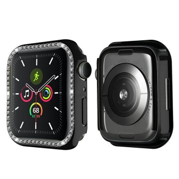 Apple Watch (41mm) enkelt gummerat skydd - Svart