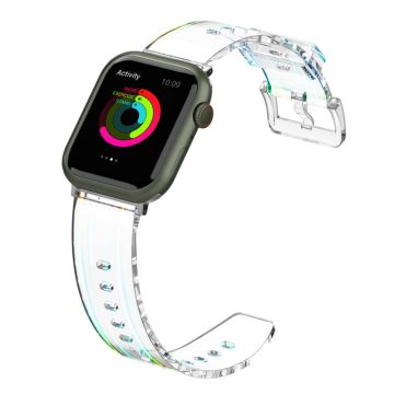 Apple Watch (41mm) flexibelt genomskinligt klockarmband - Transparent