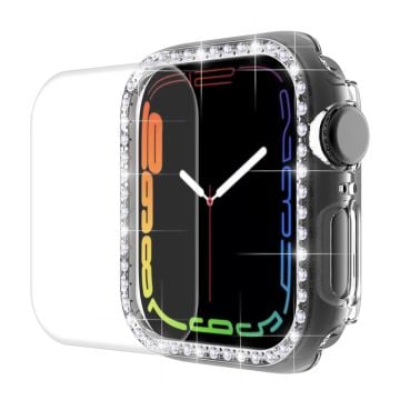 ENKAY Apple Watch (41mm) rhinestone cover with screen protector - Transparent