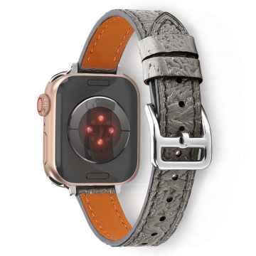 Apple Watch (41mm) klockarmband i äkta vävt läder - Grå