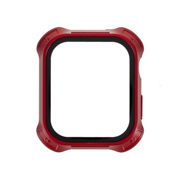 RURIHAI Apple Watch (41mm) electroplating cover with tempered glass - Red