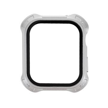 RURIHAI Apple Watch (41mm) electroplating cover with tempered glass - Silver