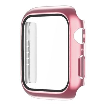 Apple Watch (41mm) electroplating cover with tempered glass - Pink