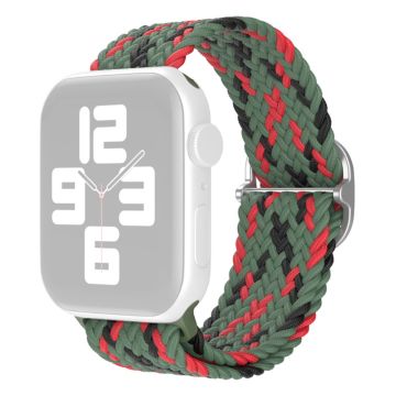 Apple Watch (41 mm) klockarmband i nylon - Kamouflage Grön