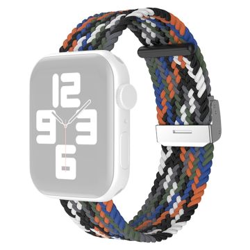 Apple Watch (41 mm) klockarmband i cool nylon - Jeansblå