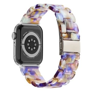 Apple Watch (41 mm) klockarmband i resinmodell - Blåvit Mix