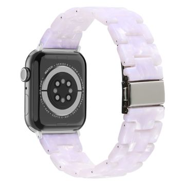 Apple Watch (41 mm) klockarmband i resinmodell - Ljusvit Mix