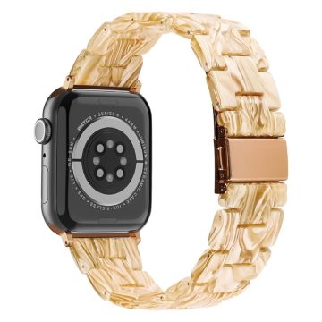 Apple Watch (41 mm) klockarmband i resinmodell - Beige Vit