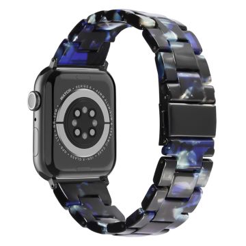 Apple Watch (41 mm) klockarmband i resinmodell - Svart Blå