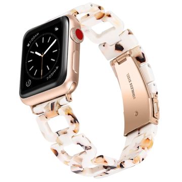 Apple Watch (41mm) elegant klockarmband i harts - Nougat